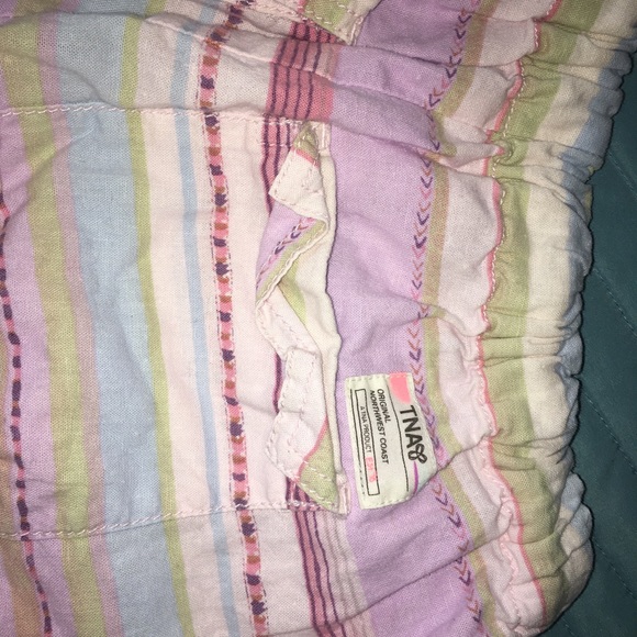 TNA multi coloured striped shorts - Picture 1 of 4